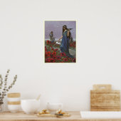 ヴィンテージイラストレーションフェアリーメイデンズ ポスター (キッチン)