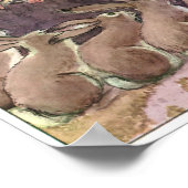 ヴィンテージイラストレーションフォレストチルドレンズエルサベスコウ ポスター (角)