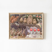 ヴィンテージイラストレーションフォレストチルドレンズエルサベスコウ ポスター