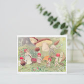 ヴィンテージイラストレーションフォレストチルドレンズエルサベスコウ ポストカード (スタンド正面)