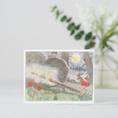 ヴィンテージイラストレーションフォレストチルドレンズエルサベスコウ ポストカード (スタンド正面)