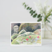 ヴィンテージイラストレーションフォレストチルドレンズエルサベスコウ ポストカード (スタンド正面)