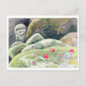 ヴィンテージイラストレーションフォレストチルドレンズエルサベスコウ ポストカード (正面)
