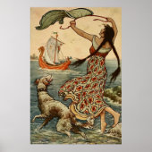 ヴィンテージイラストレーションフランクC.パプ ポスター (正面)