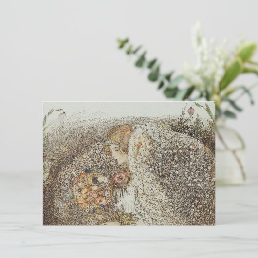 ヴィンテージイラストレーションフランスのアニー「ザ・ブライド」 (スタンド正面)