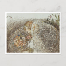 ヴィンテージイラストレーションフランスのアニー「ザ・ブライド」