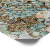 ヴィンテージイラストレーションフランスのアニー「バラ」 ポスター (角)