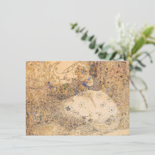 ヴィンテージイラストレーションフランスの摘み花 (スタンド正面)