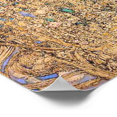 ヴィンテージイラストレーションフランスの摘み花 ポスター (角)