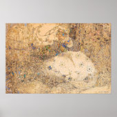 ヴィンテージイラストレーションフランスの摘み花 ポスター (正面)