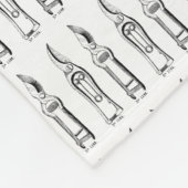 ヴィンテージイラストレーションプルーナーズブランケット フリースブランケット (角)