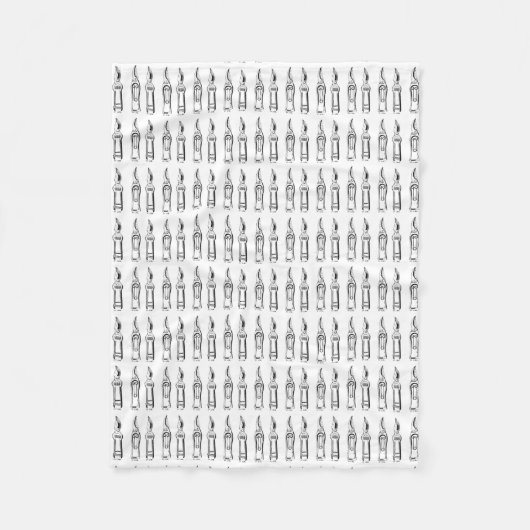 ヴィンテージイラストレーションプルーナーズブランケット フリースブランケット (正面)