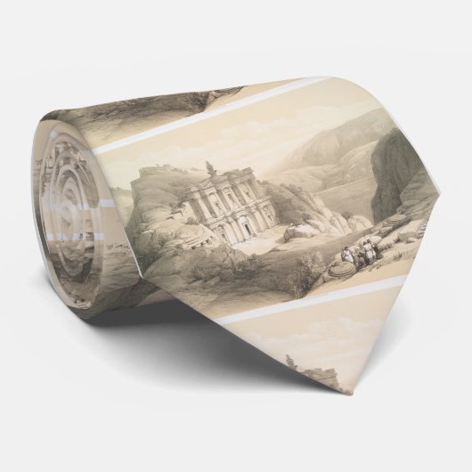 ヴィンテージイラストレーションペトラ(1849) 2 ネクタイ (ロール)