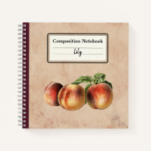 ヴィンテージイラストレーションモモパーソナライズされたコン