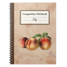 ヴィンテージイラストレーションモモパーソナライズされたコン