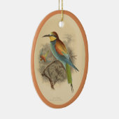 ヴィンテージイラストレーションヨーロッパの蜜入りセラミック セラミックオーナメント (右)