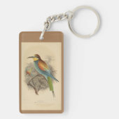 ヴィンテージイラストレーションヨーロッパビーイーター キーホルダー (裏面)