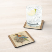 ヴィンテージイラストレーションヨーロッパビーイーター コースター (右側)