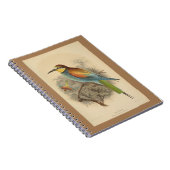 ヴィンテージイラストレーションヨーロッパビーイーター ノートブック (右側)