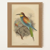 ヴィンテージイラストレーションヨーロッパビーイーター プランナー手帳 (裏面)