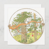 ヴィンテージイラストレーションリトルオールドウーマンエルサベスコウ (正面/裏面)