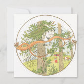 ヴィンテージイラストレーションリトルオールドウーマンエルサベスコウ (正面)