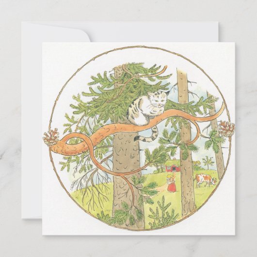 ヴィンテージイラストレーションリトルオールドウーマンエルサベスコウ (正面)