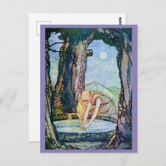 ヴィンテージイラストレーションリークラマグリムズフェアリーテール ポストカード (正面/裏面)