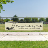 ヴィンテージイラストレーションローンモーワーバナー 横断幕 (インサイチュ)