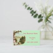 ヴィンテージイラストレーション名刺 名刺 (スタンド正面)