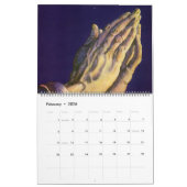 ヴィンテージイラストレーション宗教、キリスト教 カレンダー (2月 2026)