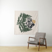 ヴィンテージイラストレーション山景山 タペストリー (インサイチュ(横))