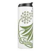 ヴィンテージイラストレーション抽象芸術アールヌーボーボーティ タンブラー (回転左)