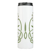 ヴィンテージイラストレーション抽象芸術アールヌーボーボーティ タンブラー (裏面)