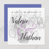 ヴィンテージイラストレーション日付テンプレートの保存 (正面/裏面)