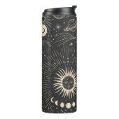 ヴィンテージイラストレーション月の位相のセット。違う タンブラー (回転左)