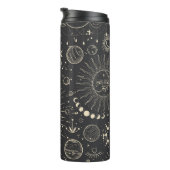 ヴィンテージイラストレーション月の位相のセット。違う タンブラー (回転右)