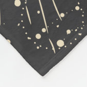 ヴィンテージイラストレーション月の位相のセット。違う フリースブランケット (角)