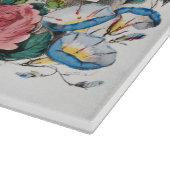 ヴィンテージイラストレーション歓迎の花 カッティングボード (角)