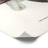 ヴィンテージイラストレーション白鳥のウォールアート ポスター (角)