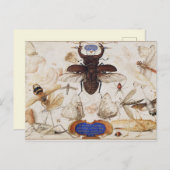 ヴィンテージイラストレーション葉書 ポストカード (正面/裏面)