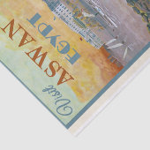 ヴィンテージイラストレーション訪問アスワン，エジプト 薄葉紙 (詳細)