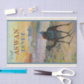 ヴィンテージイラストレーション訪問アスワン，エジプト 薄葉紙 (クラフト)