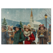 ヴィンテージイラストレーション離れ人民教会 カッティングボード (正面)