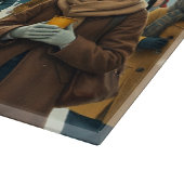 ヴィンテージイラストレーション離れ人民教会 カッティングボード (角)