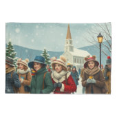 ヴィンテージイラストレーション離れ人民教会 枕カバー (裏面)