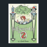 ヴィンテージイラストレーション、エメラルドの都オズの魔法使い ポストカード<br><div class="desc">ヴィンテージ素晴らしイラストレーション、Wizard Of Oz、エメラルドの都市はがきに適応。レトロキッチュだ最高のよ。</div>