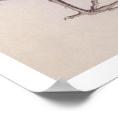 ヴィンテージイラストレーション:シャモ鶏 ポスター (角)