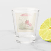 ヴィンテージイラストレーション ショットグラス (裏面)
