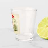 ヴィンテージイラストレーション ショットグラス (右)